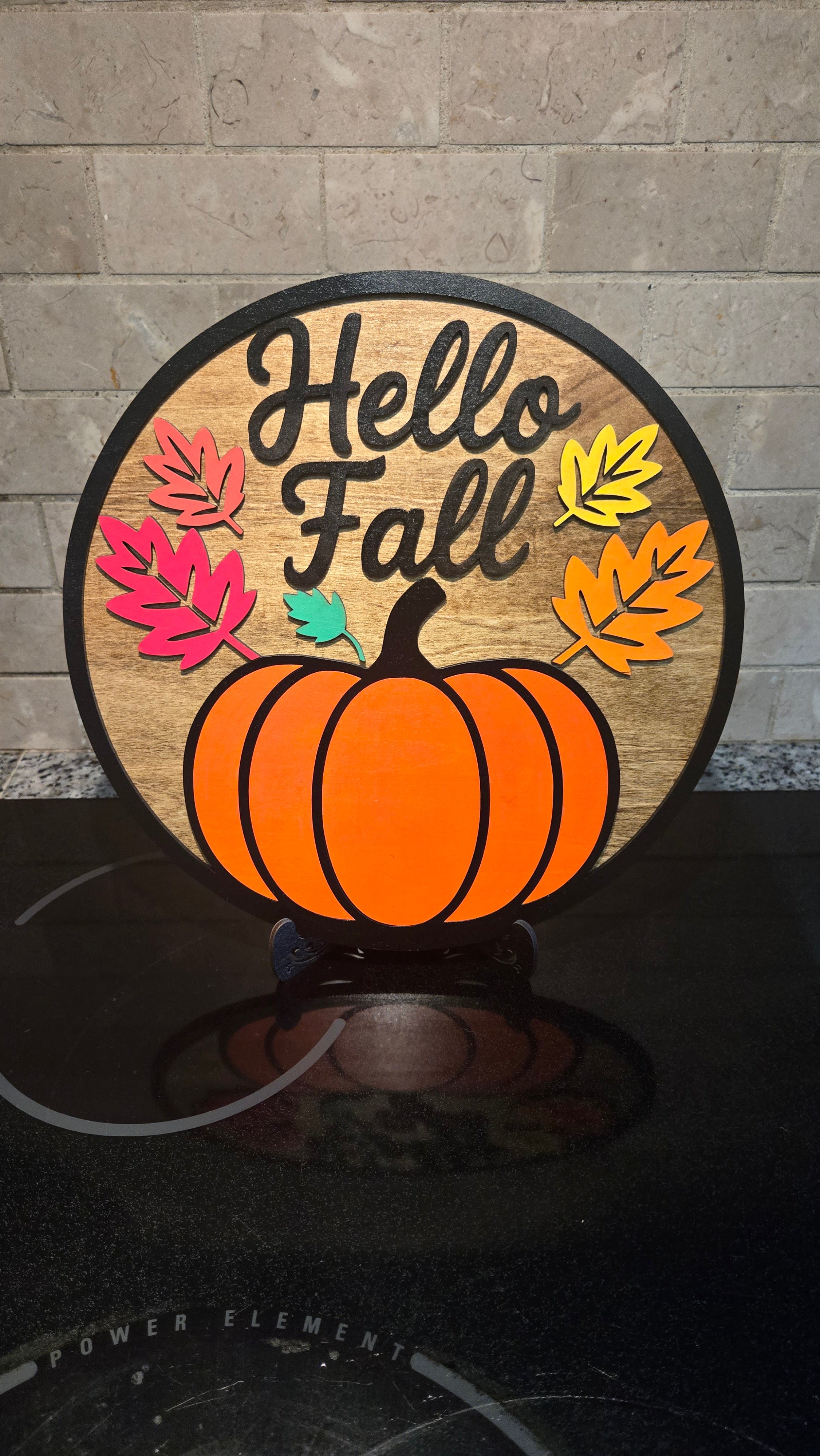 Hello fall sign
