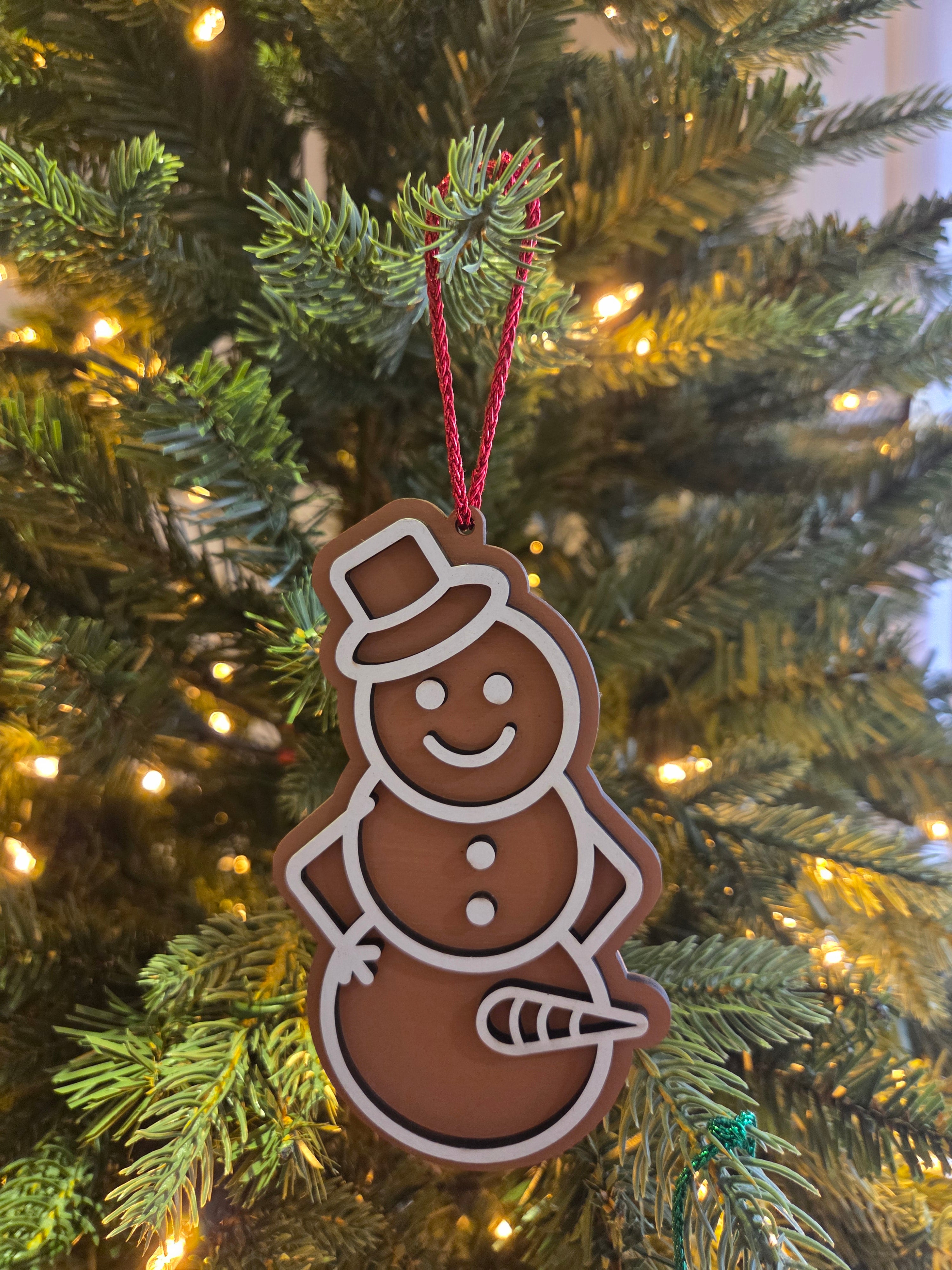 Gingerbread Snowman