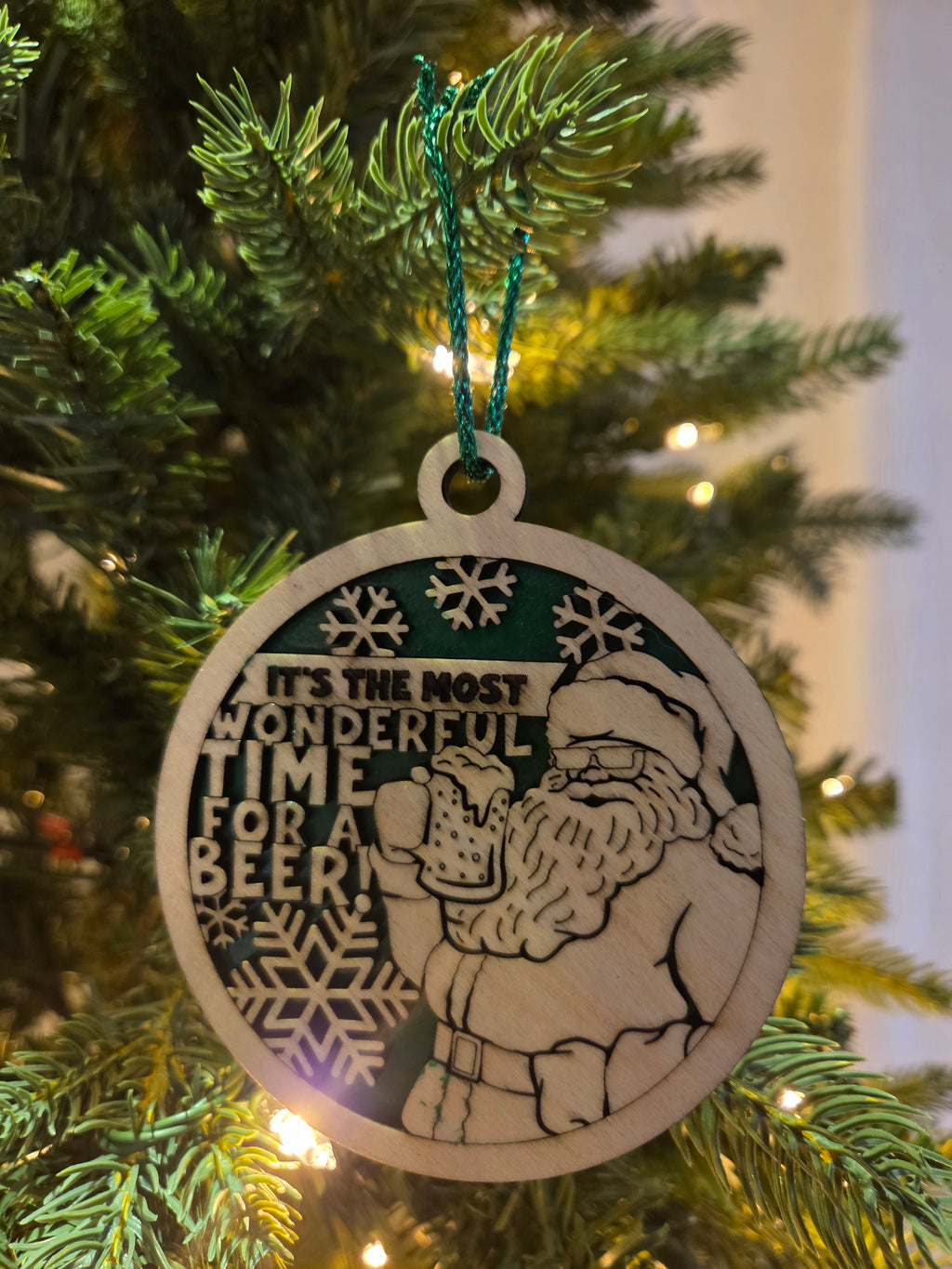 Most wonderful time for a beer ornament