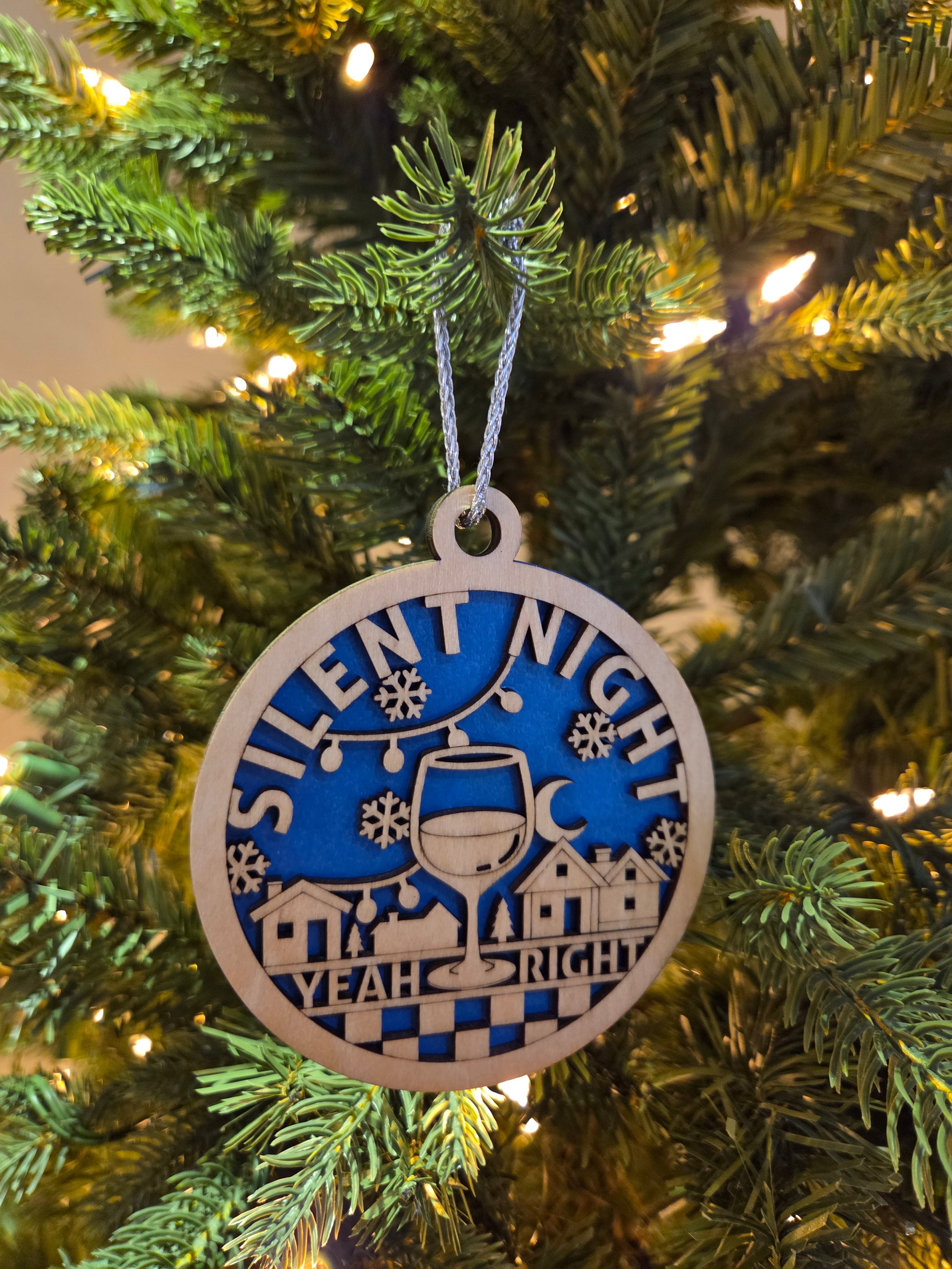 Silent night ornament