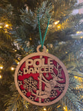 Pole dancer ornament