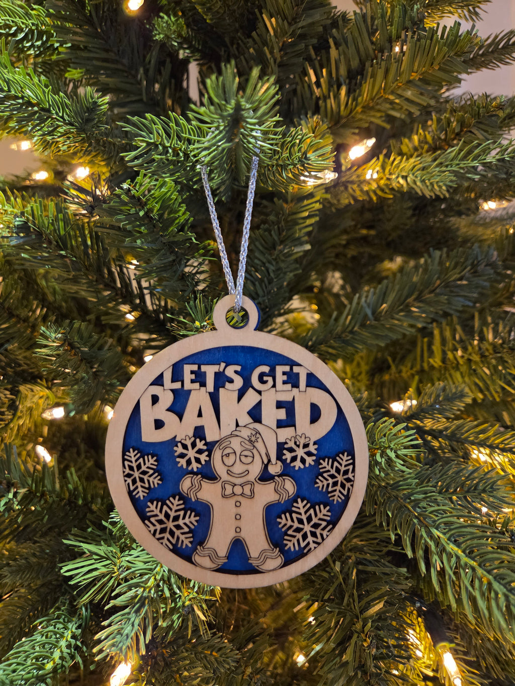 Let's get baked ornament