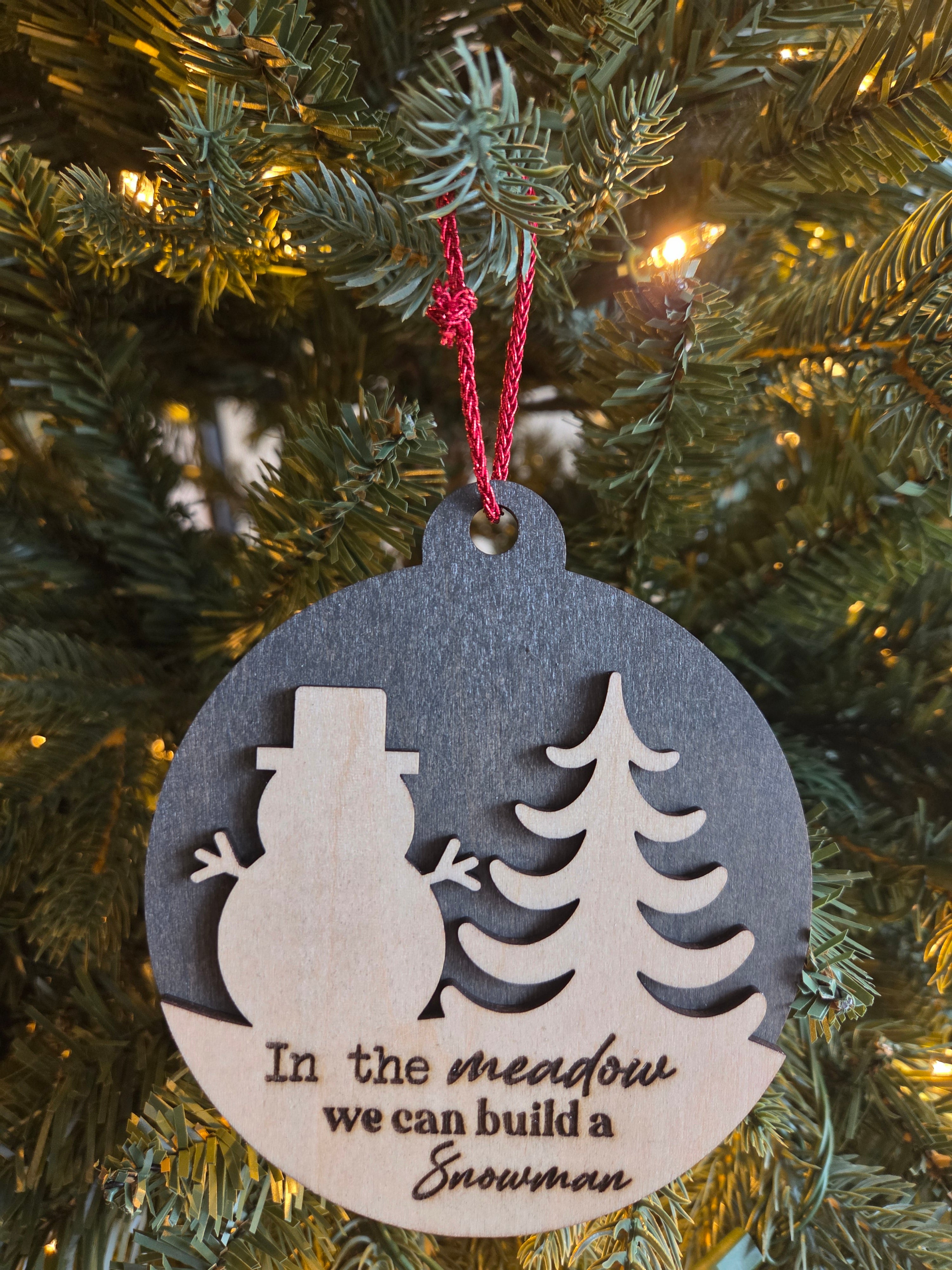 In the meadow ornament