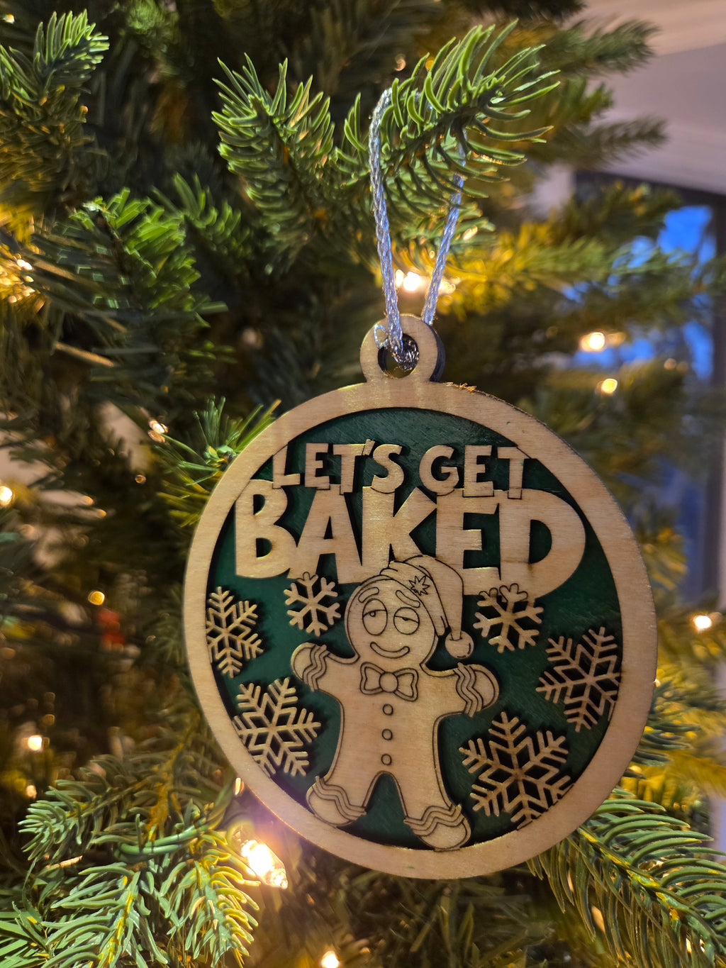 Let's get baked ornament
