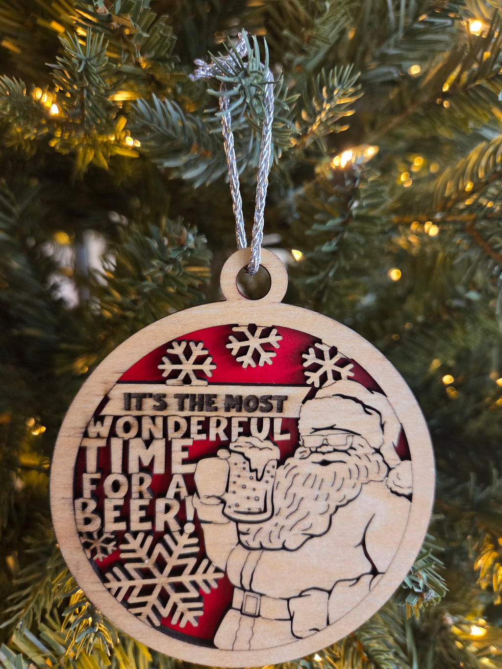 Most wonderful time for a beer ornament