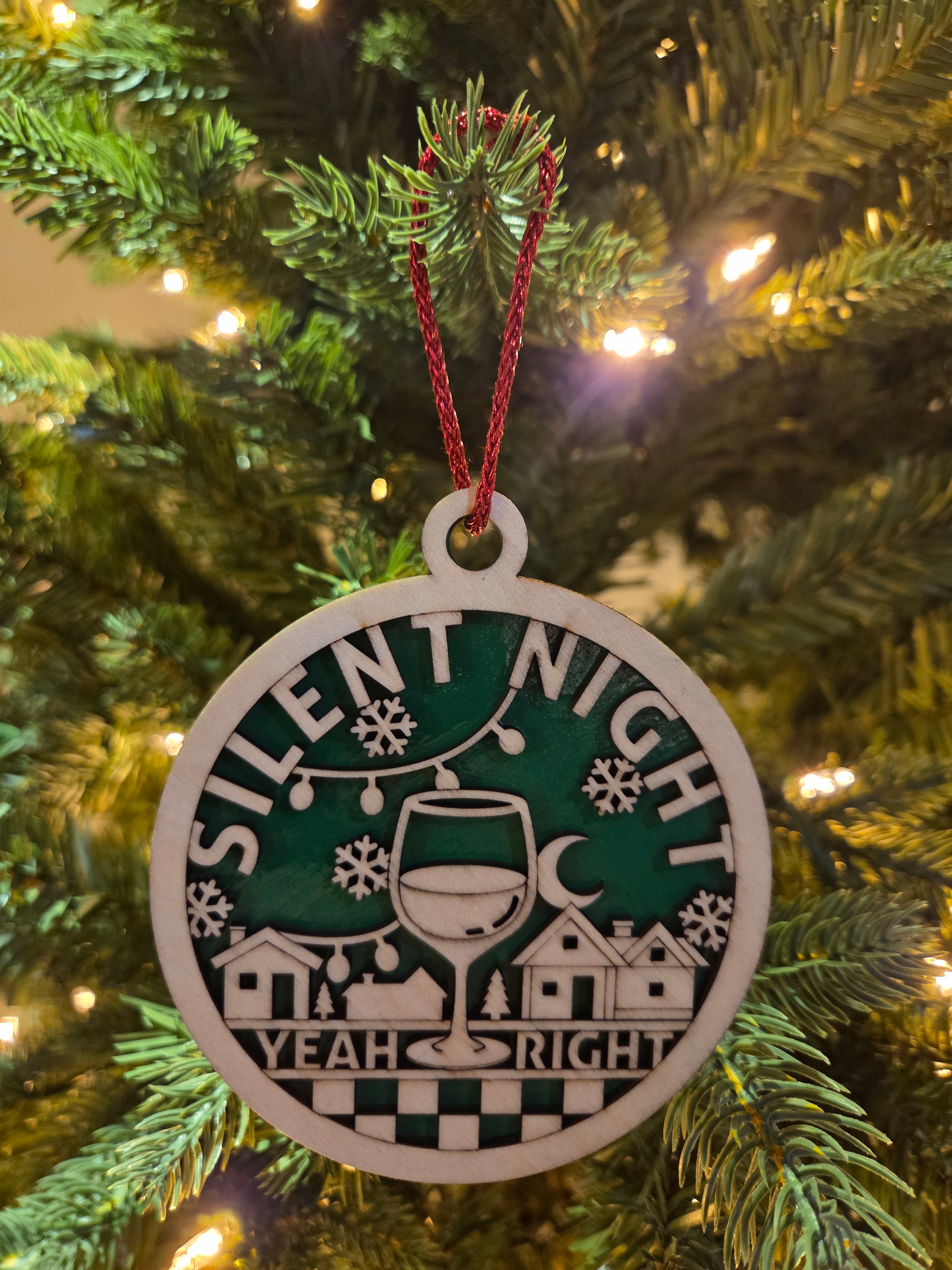 Silent night ornament