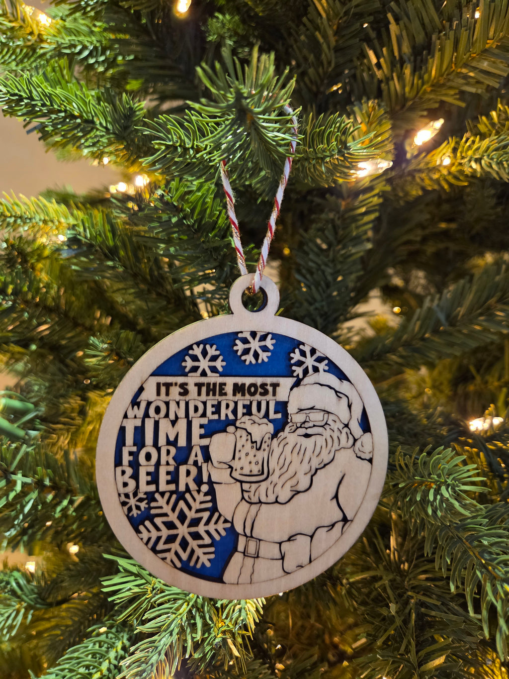 Most wonderful time for a beer ornament