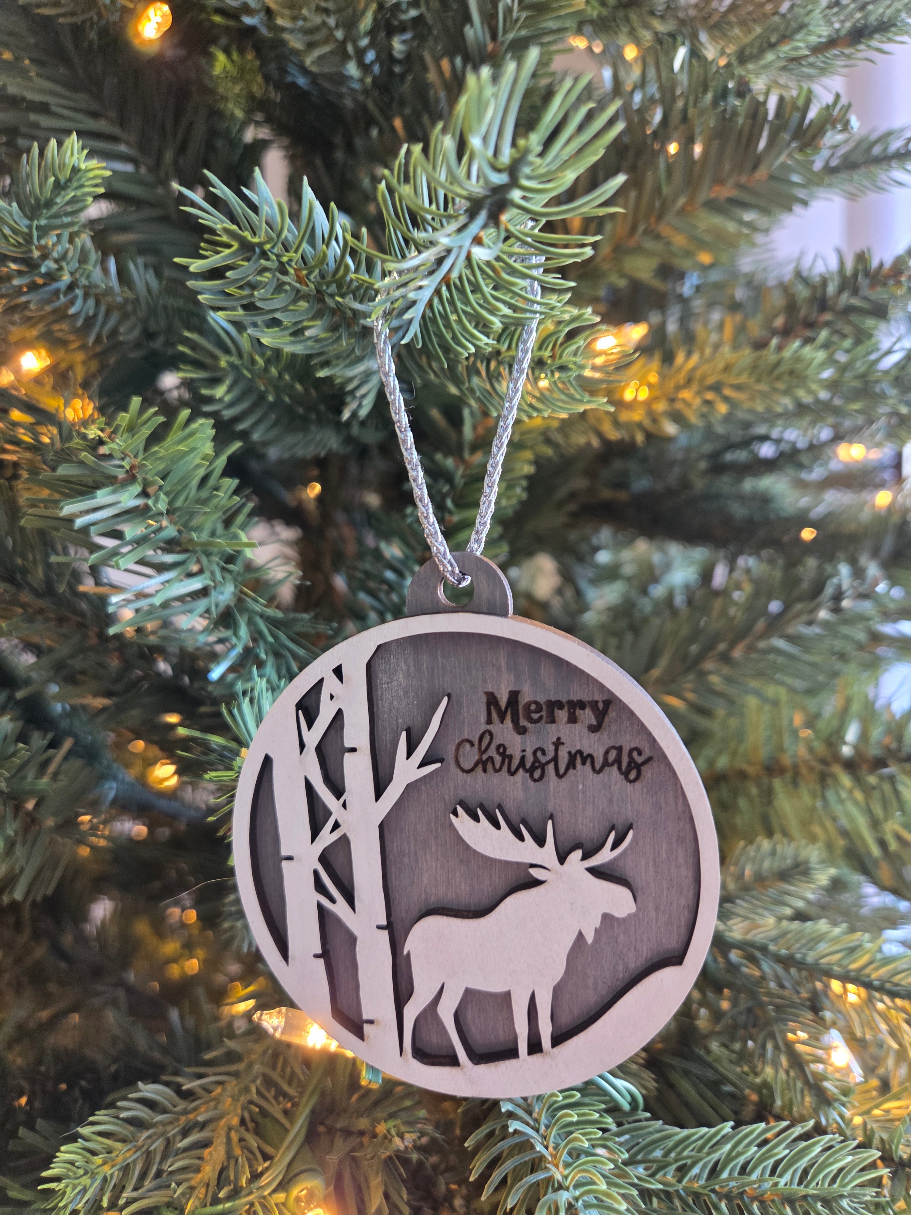 Merry Christmas moose