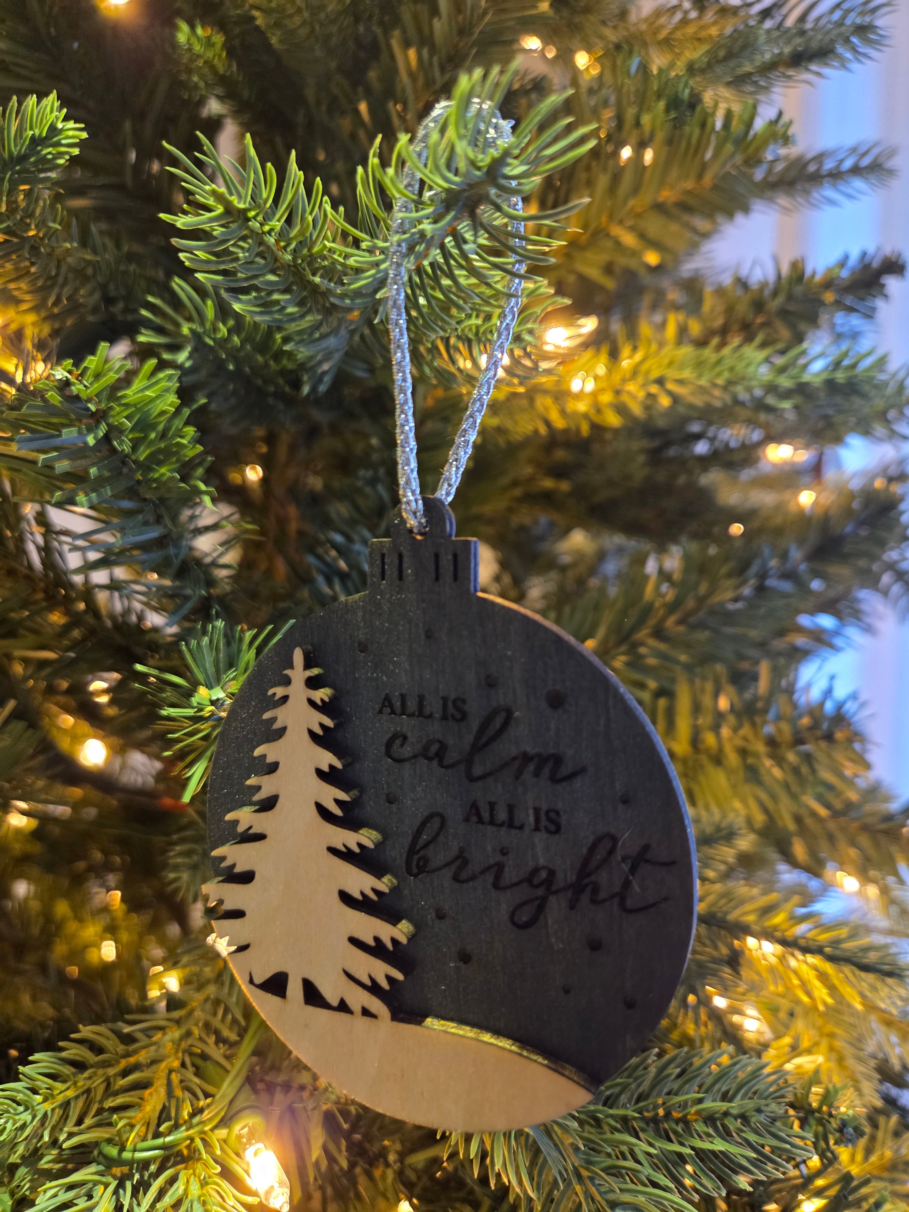 All is calm ornament